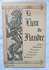 Nord : Le Lion de Flandre Avril 1944 Beffrois Abbé Dehaese Fromelles Gantois