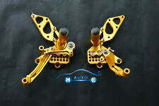 CNC Commandes reculées Rearset Racing pour Ducati 749 999 916 996 998 S R Or