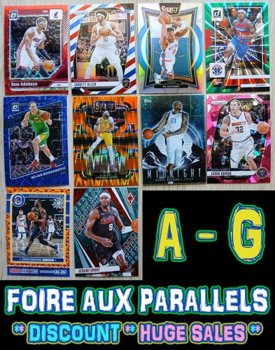 Foire aux parallels - a-g,