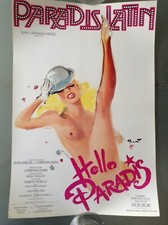 Affiche originale  Cabaret du Paradis Latin de Brenot  format 40X60