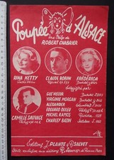 partition poupée d'Alsace -