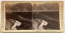 Rivière Kison Mont Carmel Palestine Israël 1900 Photo Stereo Vintage P76L3n
