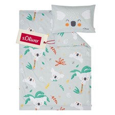 Parure de lit pour enfant Koala 100 x 135 cm – 100  coton, fermeture éclair, ...