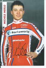 cyclisme TDF   CP    Autographe" MERLO  MICHELE " team  BARLOWORLD