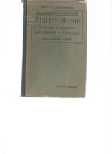 ARITHMETIQUE ET NOTIONS D'ALGEBRE - CLASSES DE 4ème ET 3ème - LIB. DELAGRAVE