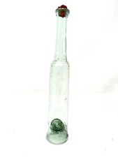 Topette & Flacon Verrerie XVIII EME Bouteille Verre 18 th  Bottle Glass N 5