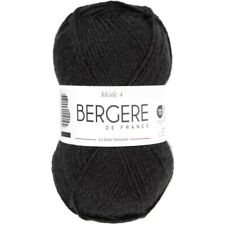 Pelote de laine - Noir - 50% Laine 50% acrylique - Bergère de France - Idéale 4