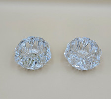 Paire de salerons en cristal