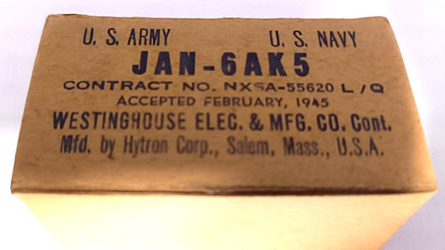 Tube jan 6ak5 hytron - 6ak5,