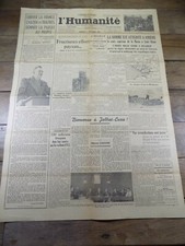 WW2 Journal L'Humanité du 1er Septembre 1944:  LE CHARNIER D'ISSY-LES-MOULINEAUX