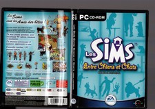 PC CD-ROM+DISQUE ADDITIONNEL LES SIMS ENTRE CHIENS ET CHATS COMME NEUF & COMPLET