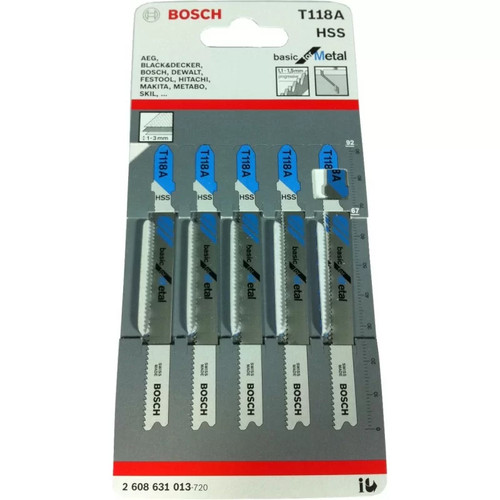 Bosch t118a pack lames de - pack,
