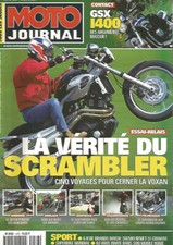 MOTO JOURNAL N°1476 SCRAMBLER / SUZUKI GSX 1400 / J. BLEUSTEIN / O. JACQUE