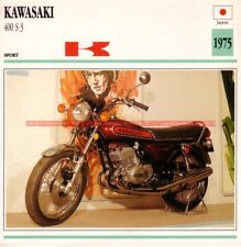 KAWASAKI KH 400 S3 KH400 1975 : Fiche Moto #000572