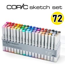Copic Sketch Marker 72 Color BASIC Set Artist Markers JAPON NEUF