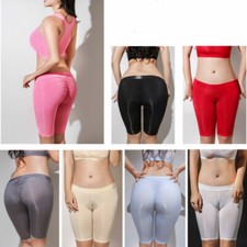 Femme Brillant Pur Short Sexy Transparent Boots Extensible Fitness Leggings