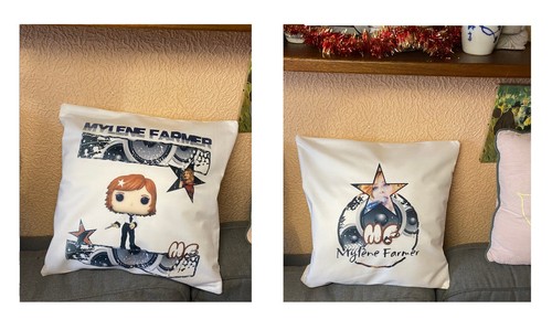 Coussin mylène farmer taie - mylène, et