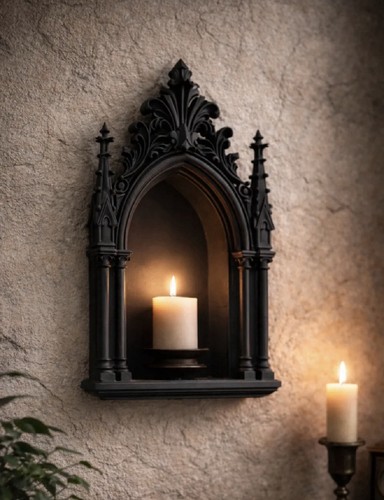 Gothic cathedral wall - wall, altar