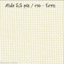 COUPON TOILE à BRODER, AÏDA