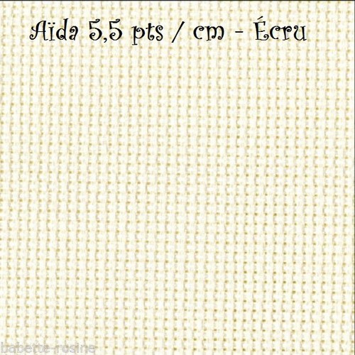 Coupon toile broder aïda - toile, à