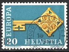 1968. Suisse. Europa – Clé. N°806.
