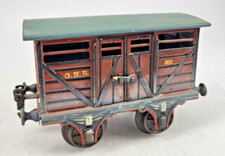 Wagon à chevaux anglais Märklin échelle 1 GNR 381 en super état d'origine !