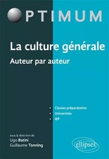 La Culture générale auteur