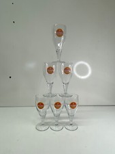 Lot de 6 verre à bière pelforth contenance 25 cl en bonne état collector