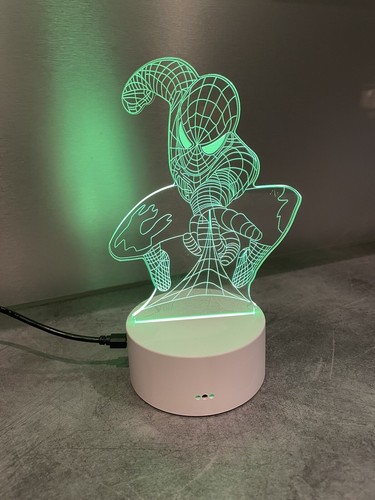 Lampe spiderman - lampe, 3d