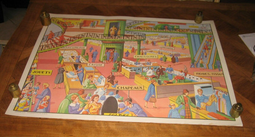 Ancienne affiche scolaire mdi - ancienne,