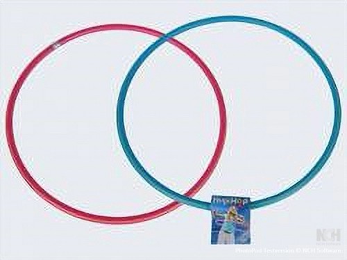 Hula hoop 60cm rayé - hoop, trié