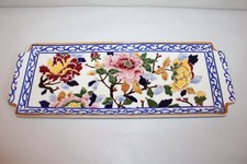 Plat à cake en faïence de