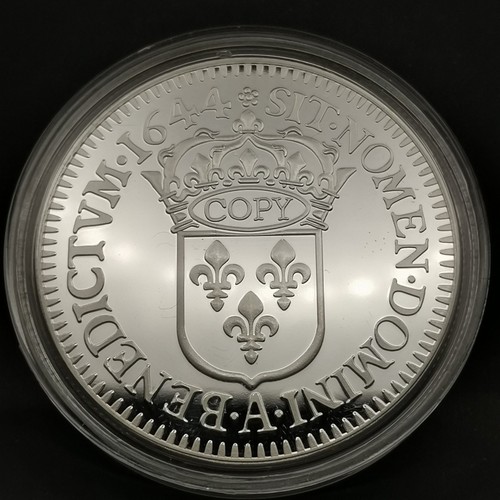 Medaille cuivre argenté 44mm - medaille,