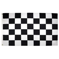 Drapeau Damier noir et blanc -