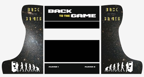 Stickers bartop modèle back - bartop,
