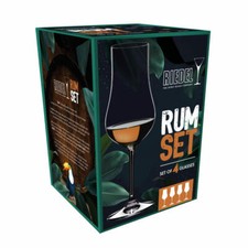 Riedel Rum Set de 4 verres à rhum Verres à pied Verre à schnaps Verre en cris...
