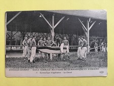 CPA 94 - JOINVILLE le PONT ÉCOLE MILITAIRE Gymnastique ANNEAUX Le CHEVAL d'ARÇON