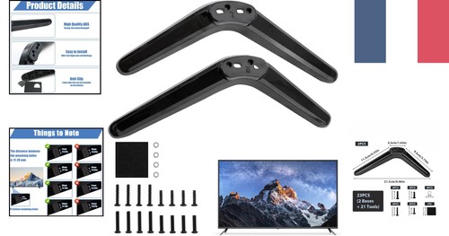 Supports aluminium noir - en,