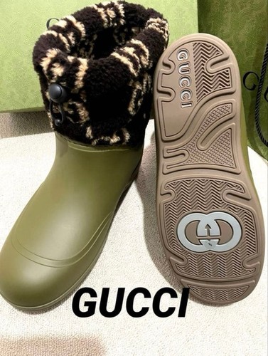 Gucci logo rain boots sizes - gucci, boots,