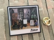 pins PICASSO signé SPADEM 1992. oeuvre tableau artiste ESPAGNE