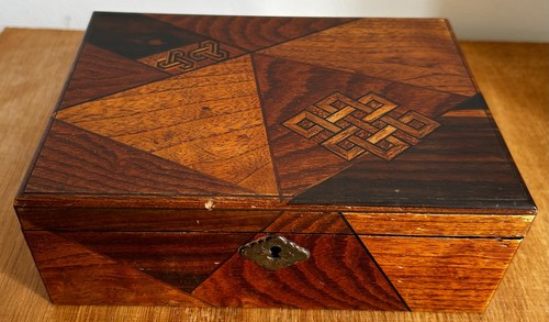 Ancienne boîte marqueterie - ancienne,