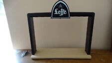 PLV BIERE LEFFE SUPPORT PORTE VERRE BOUTEILLE ENSEIGNE BEER BELGIUM BISTROT BAR