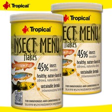 Tropical 2 x 1000 ML Insecte Menu Flakes pour Alles- Et Chair à Manger Poissons