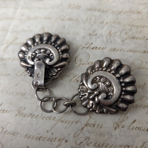 Boucles cape argent xixè - cape,