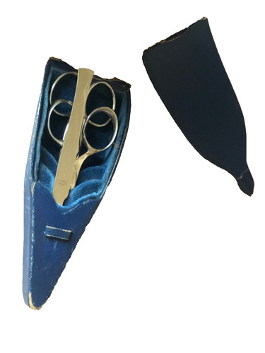 Ciseaux nogent etui - ciseaux, ancien
