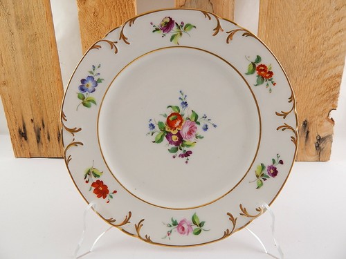 Antique assiette porcelaine - antique,