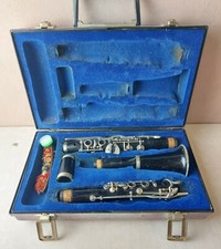 Ancienne clarinette, Richard Keilwerth, avec valise, 65 cm