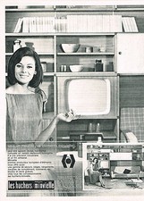 PUBLICITE ADVERTISING  1964   LES HUCHERS MINVIELLE  meubles