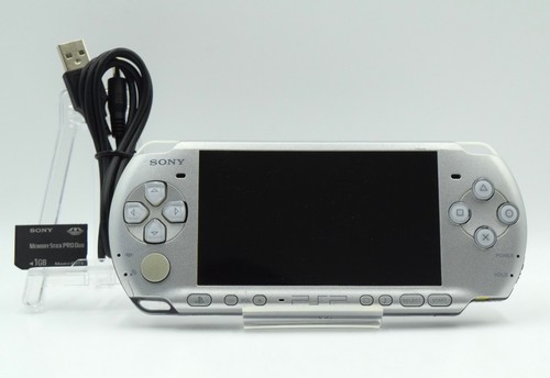 Sony psp 3000 mystic silver - psp-3000,