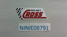 AUTOCOLLANT HELMET CROSS MOTO STICKER
